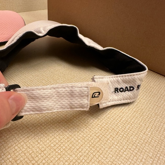 Pink and White Running Visor Set - Picture 8 of 9